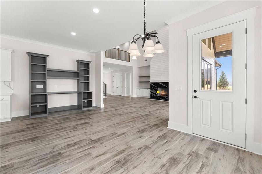 Spacious, unfurnished interior of a new home in , Dawsonville (Image 51).