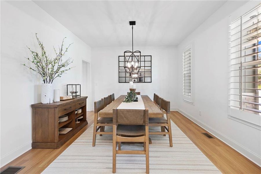 Furnished interior view inside a new home in , Cartersville (Image 39). Furnished interior view inside a new home in , Cartersville (Image 39).