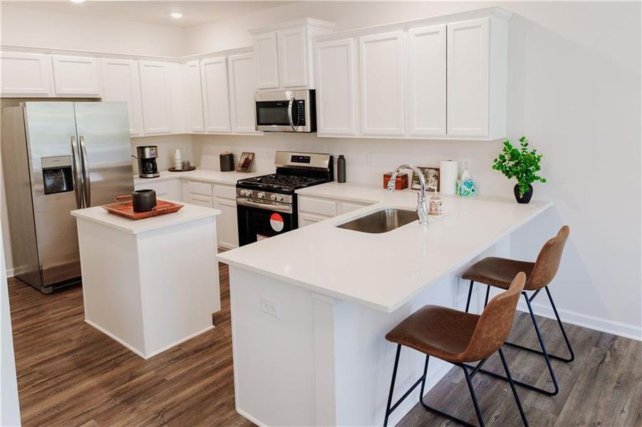 Furnished interior view inside a new home in Castleberry Pointe, Dawsonville (Image 15).