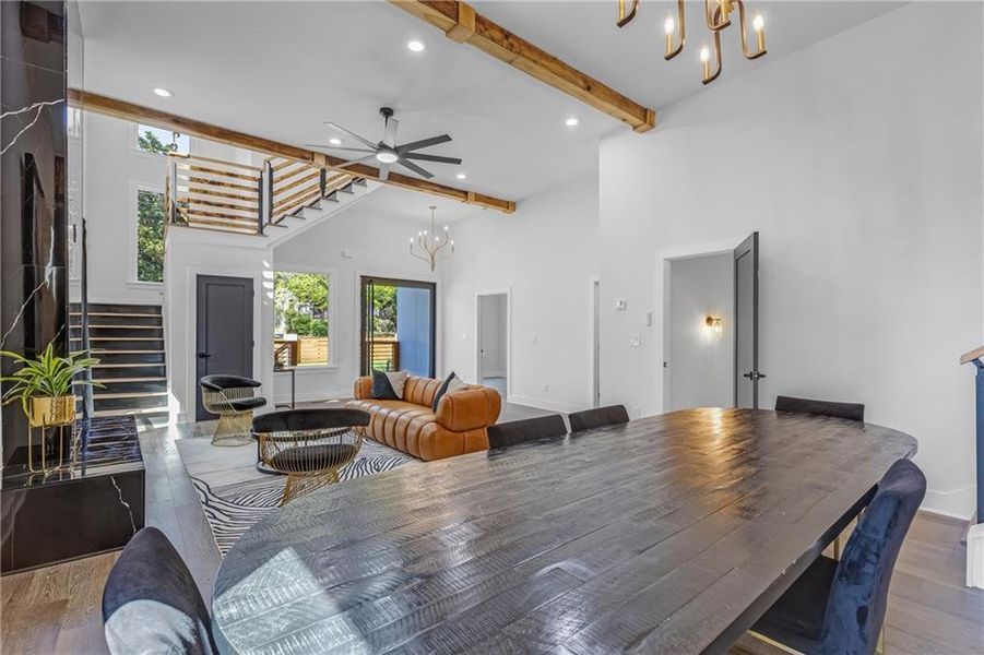 Furnished interior view inside a new home in , Atlanta (Image 37).