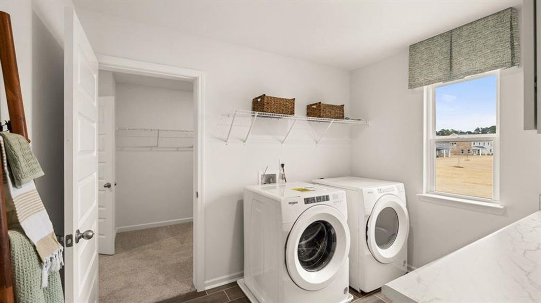 Furnished interior view inside a new home in Heritage Pointe, Senoia (Image 19).