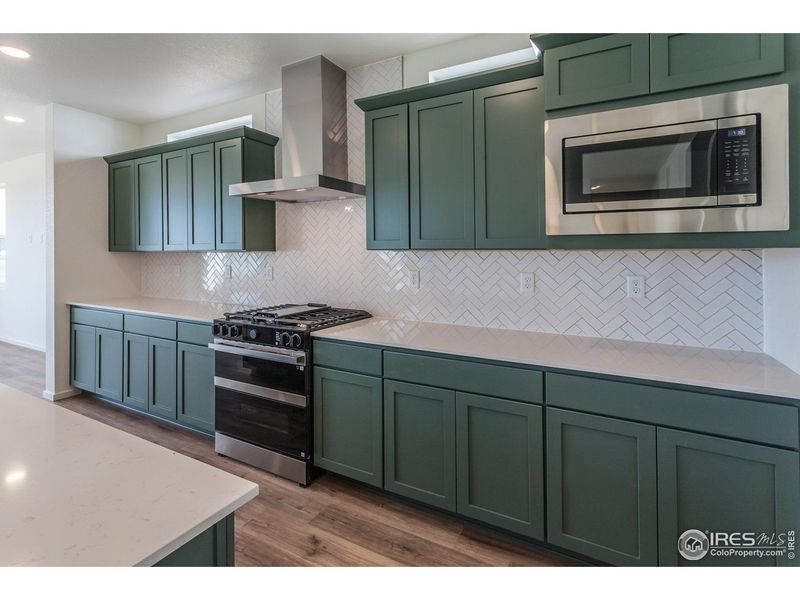 Furnished interior view inside a new home in Trailside Story Collection - Single Family Homes, Timnath (Image 9).