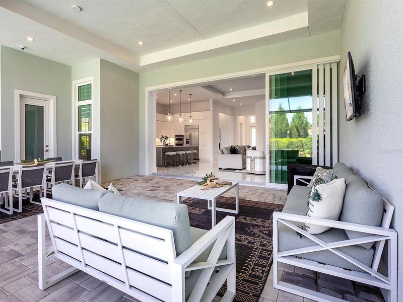 Furnished interior view inside a new home in , Lakewood Ranch (Image 49).