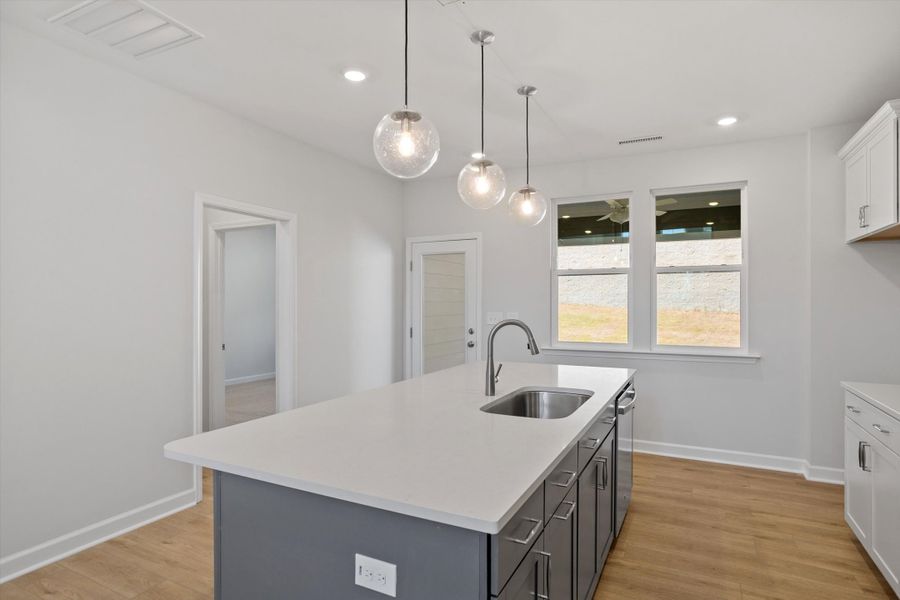 Furnished interior view inside a new home in Ovation at Sweetbrier, Durham (Image 9).