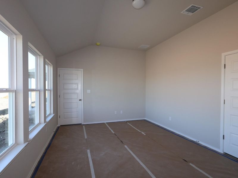 In-progress construction of a new home in Carillon, Manor, TX (Image 7).