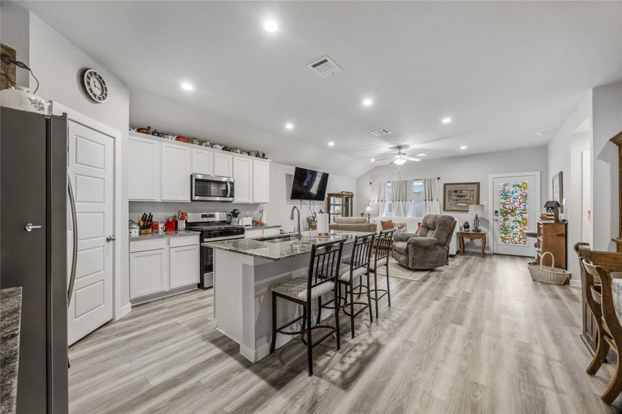 Furnished interior view inside a new home in , Cypress (Image 5).