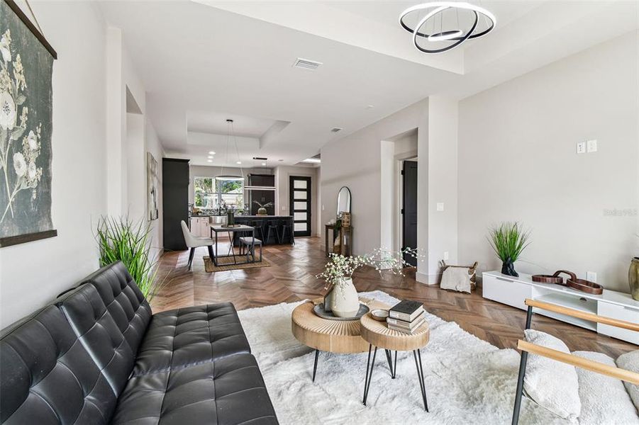 Furnished interior view inside a new home in , Tampa (Image 55).