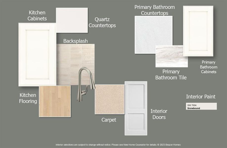 Beazer Homes Goodland Laredo Design Image.