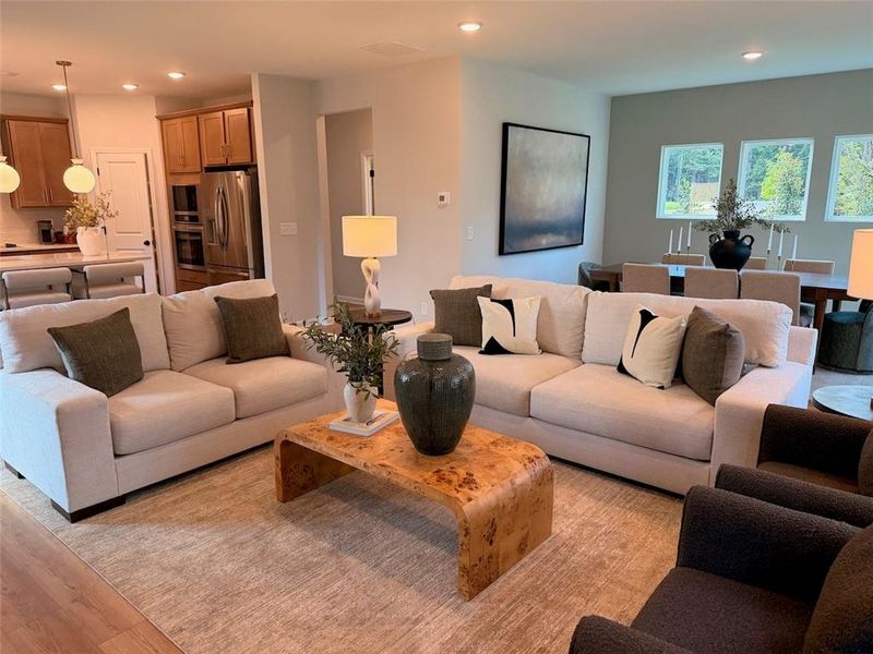 Furnished interior view inside a new home in Greene Farm, Cartersville (Image 30).