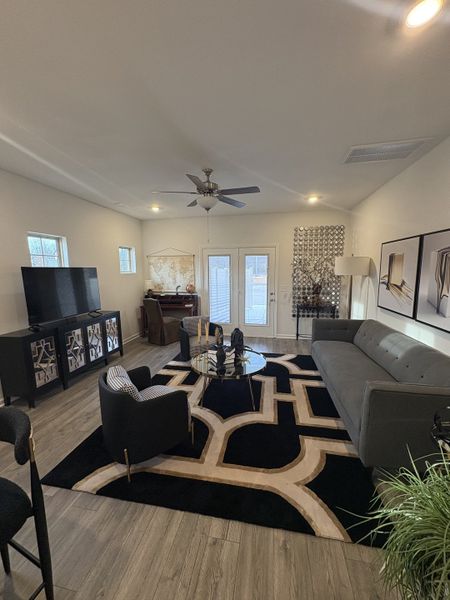 Photo of model home. Same Floor Plan