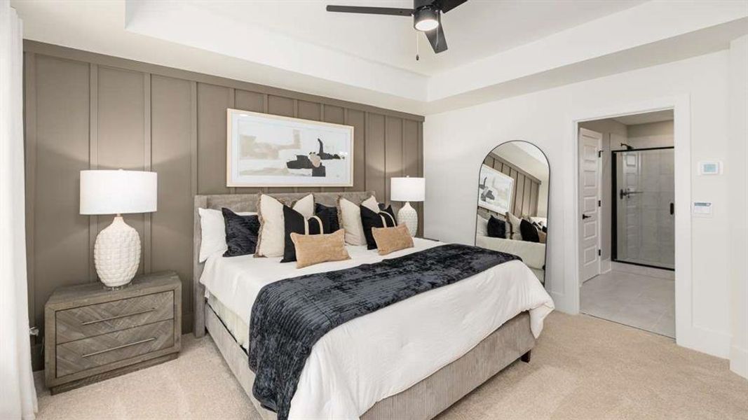 Furnished interior view inside a new home in Overlook at Peachtree Corners, Peachtree Corners (Image 32).