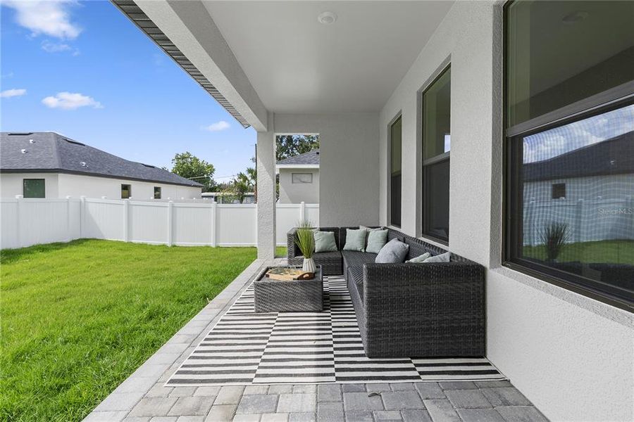 Exterior details and patio area of a home in , Orlando (Image 4). Exterior details and patio area of a home in , Orlando (Image 4).