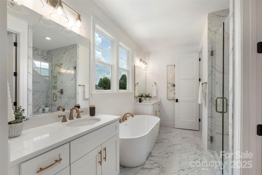 Furnished interior view inside a new home in Crescent Golf, Salisbury (Image 35).