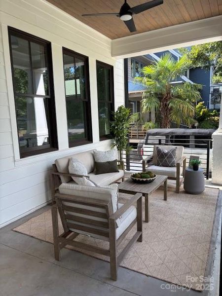Furnished interior view inside a new home in , Charlotte (Image 14).