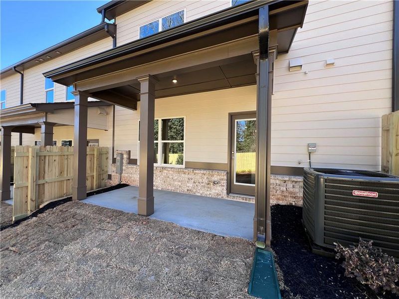 Exterior details and patio area of a home in , Norcross (Image 21).