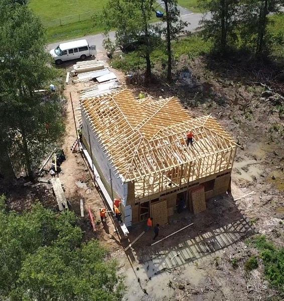 In-progress construction of a new home in , Conroe, TX (Image 3). In-progress construction of a new home in , Conroe, TX (Image 3).