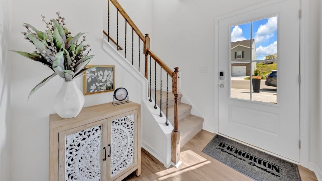 Representative furnished interior of a home built from the Altamont Townhome by D.R. Horton in Macon Townhomes, Seymour (Image 28).