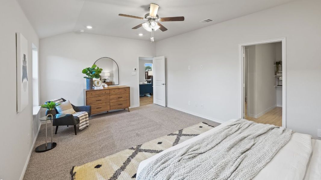 Furnished interior view inside a new home in Prairie Oaks, Oak Point (Image 20).