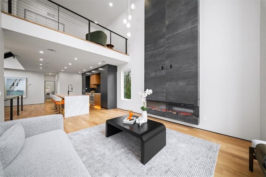 Furnished interior view inside a new home in , Atlanta (Image 9).