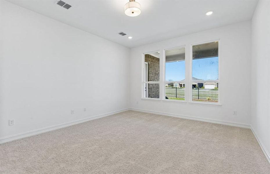 Spacious owner's suite offering a private retreat