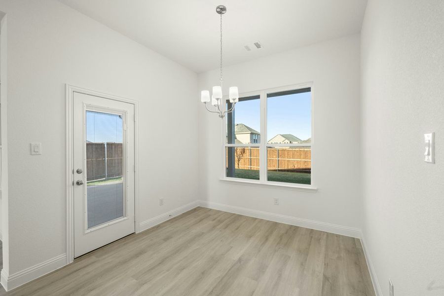 Representative unfurnished interior of a home built from the Cherry by Kindred Homes in Kentsdale Farms, DeSoto (Image 60).