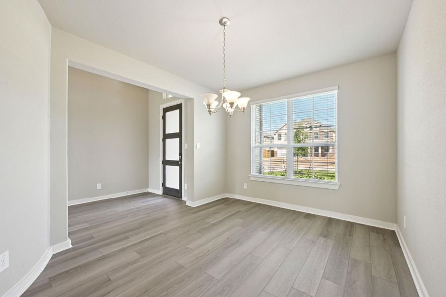 Photo is not of the actual home, but is an inspirational photo of builder’s model home and may depict options, furnishings, and/or decorator features that are not included