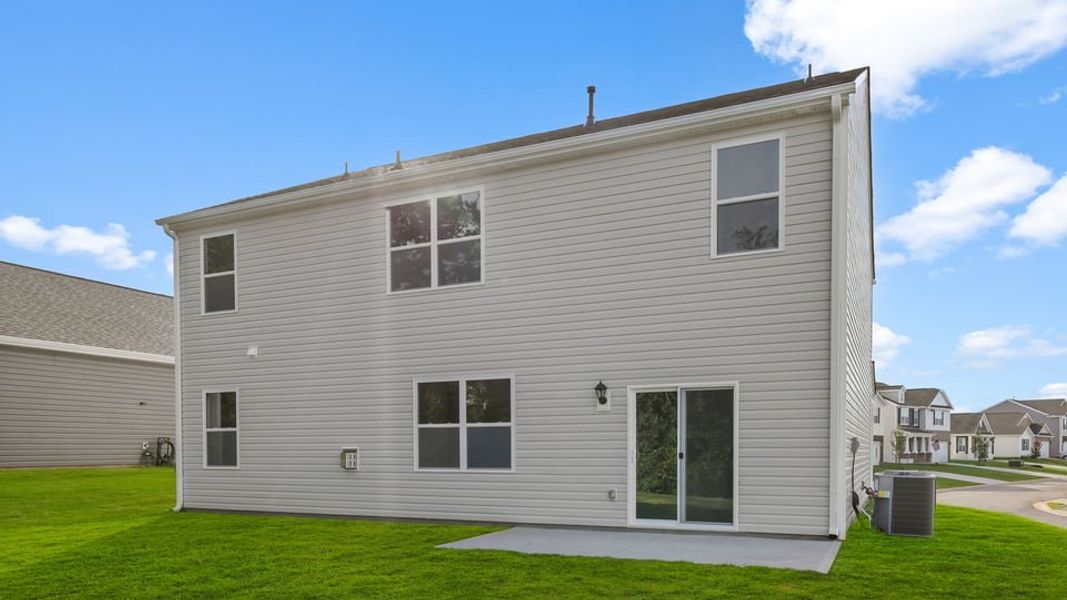 Exterior details and patio area of a home in Sage Grove, Lyman (Image 4).