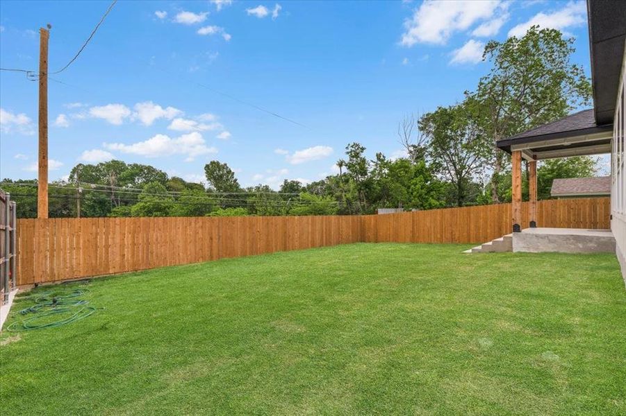 Exterior details and patio area of a home in , Fort Worth (Image 30).