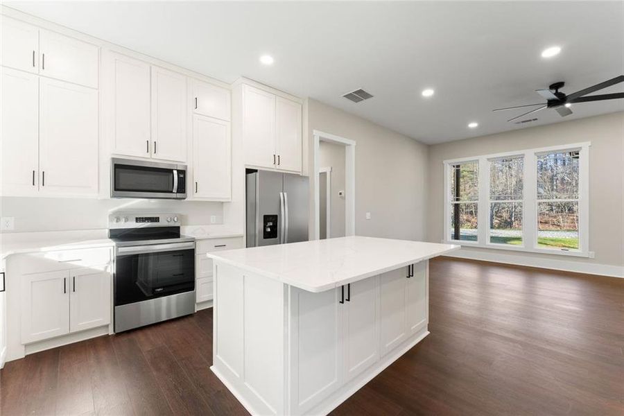 Furnished interior view inside a new home in , Sautee Nacoochee (Image 6).