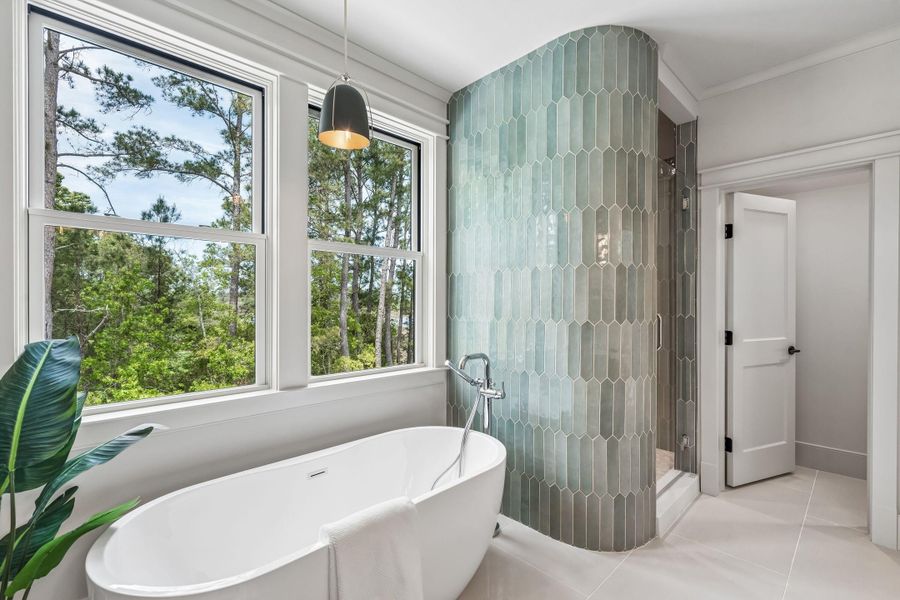 Furnished interior view inside a new home in , Johns Island (Image 65).