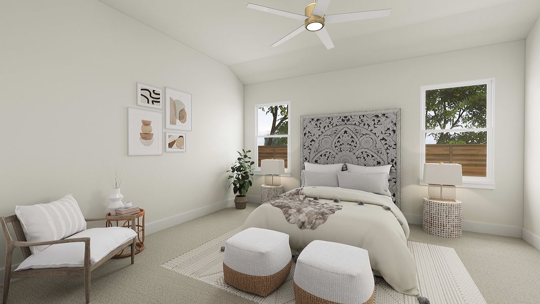 Representative furnished interior of a home built from the Palomino by Tri Pointe Homes in Avondale, Fate (Image 9). Representative furnished interior of a home built from the Palomino by Tri Pointe Homes in Avondale, Fate (Image 9).