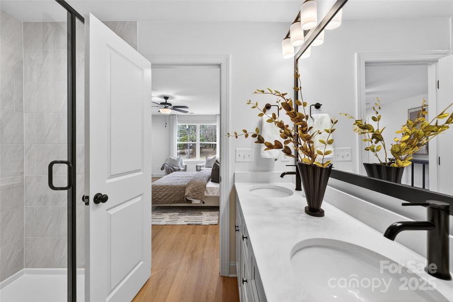 Furnished interior view inside a new home in , Denver (Image 17).