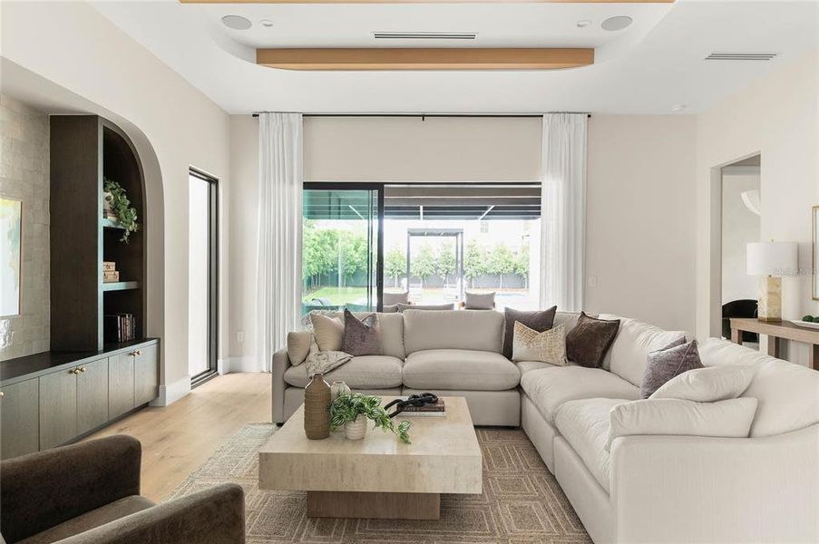 Furnished interior view inside a new home in , Winter Park (Image 64).