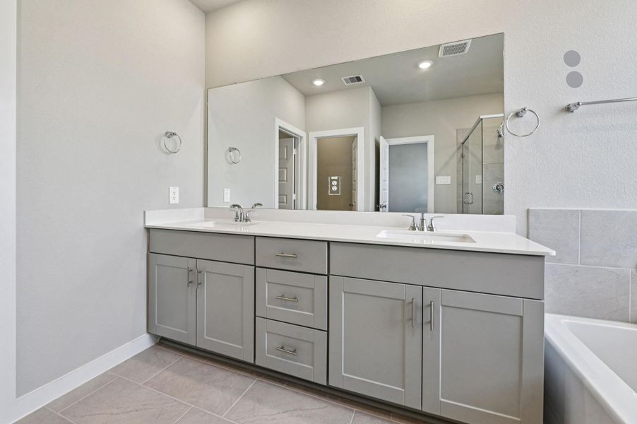 Photo is not of the actual home, but is an inspirational photo of builder’s model home and may depict options, furnishings, and/or decorator features that are not included
