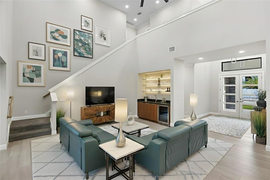 Furnished interior view inside a new home in , Sarasota (Image 19).