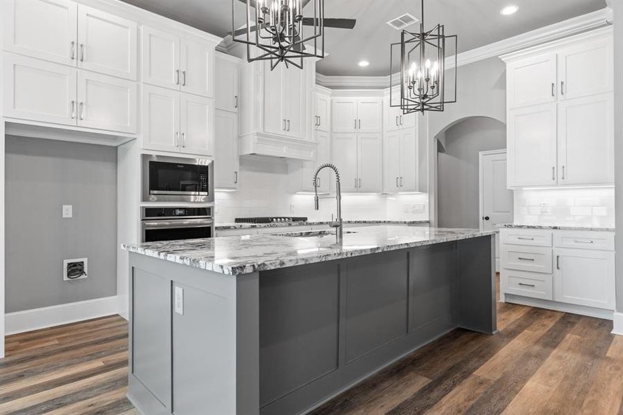 Furnished interior view inside a new home in , Robinson (Image 12). Furnished interior view inside a new home in , Robinson (Image 12).