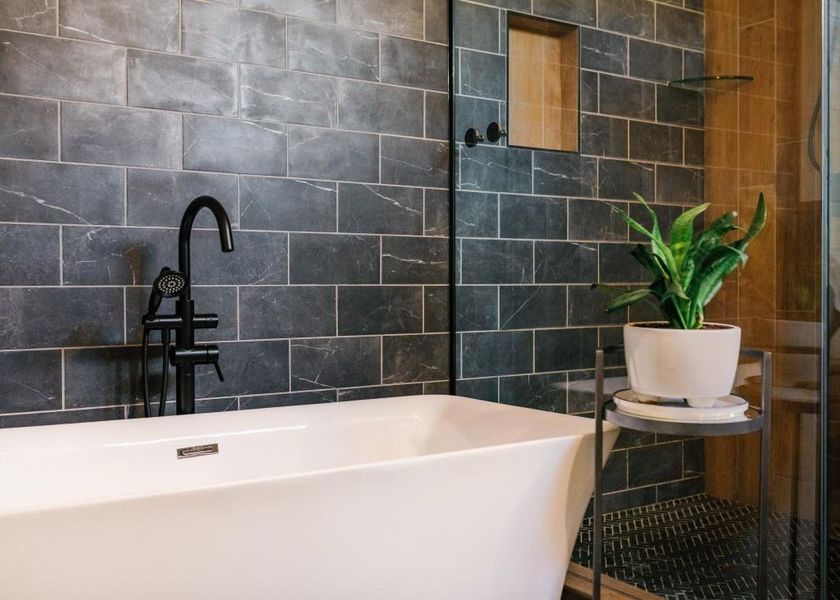 Close-up of interior finishes inside a home in , Mineral Bluff (Image 19).