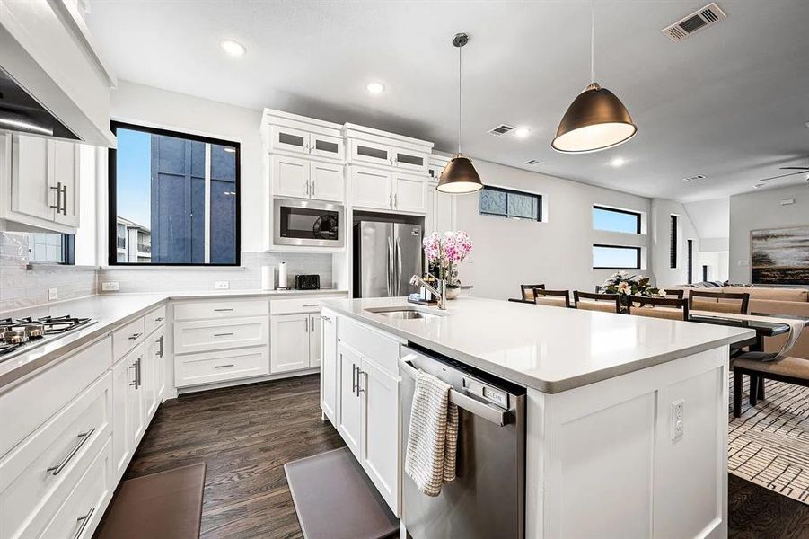 Furnished interior view inside a new home in , Rowlett (Image 14).