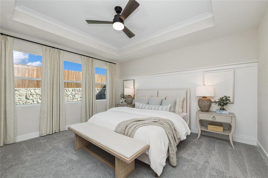 Furnished interior view inside a new home in Elevon, Lavon (Image 17).