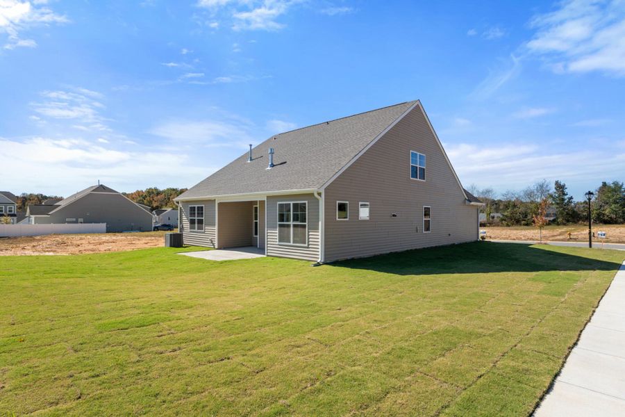 Exterior details and patio area of a home in Hopewell Garden, Winston-Salem (Image 19).