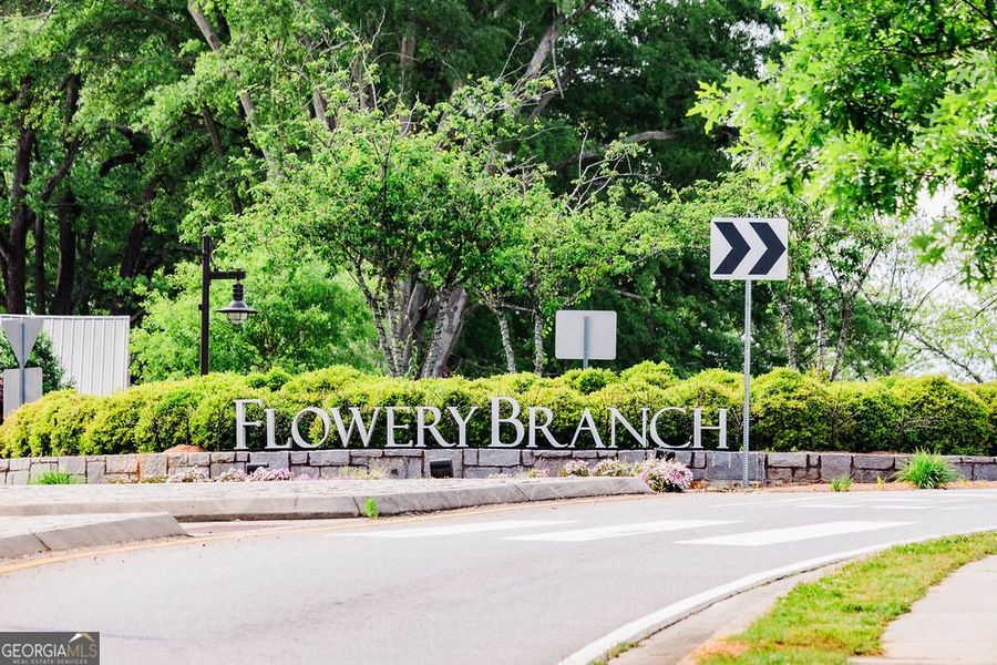 Front exterior of a new home in Ponderosa Farms Manor, Gainesville, GA, highlighting curb appeal (Image 49).