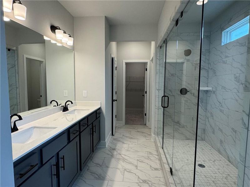 Furnished interior view inside a new home in Rosewood Lake Preserve, Hoschton (Image 8).