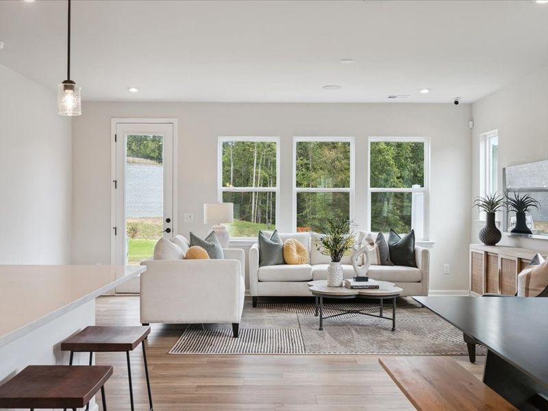 Representative furnished interior of a home built from the Stuart by Tri Pointe Homes in Millstone, Cramerton (Image 14). Representative furnished interior of a home built from the Stuart by Tri Pointe Homes in Millstone, Cramerton (Image 14).