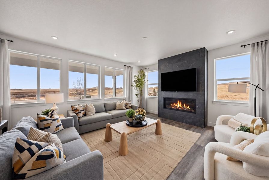 Representative furnished interior of a home built from the 4 by Trumark Homes in Trumark Homes at Tanterra, Parker (Image 5). Representative furnished interior of a home built from the 4 by Trumark Homes in Trumark Homes at Tanterra, Parker (Image 5).