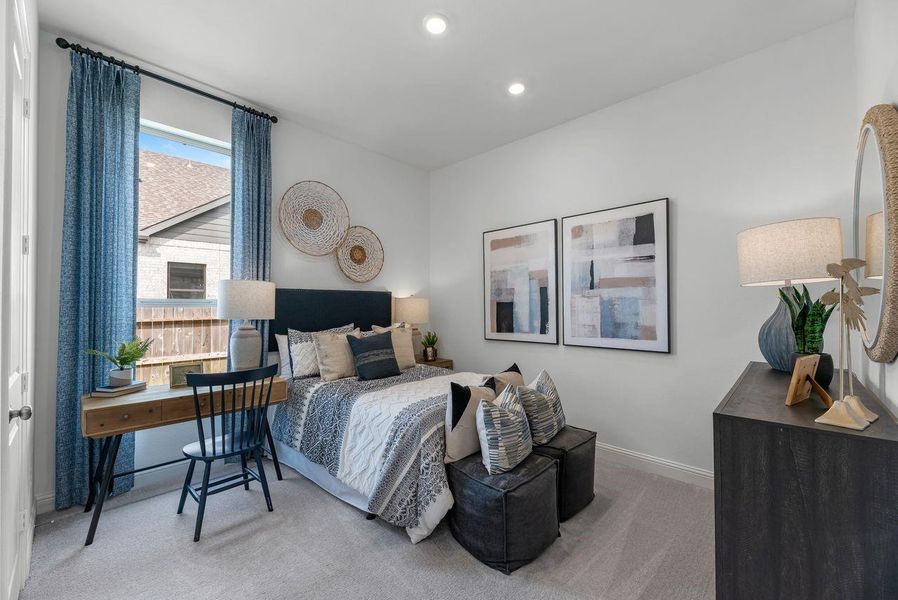 Furnished interior view inside a new home in , League City (Image 25).