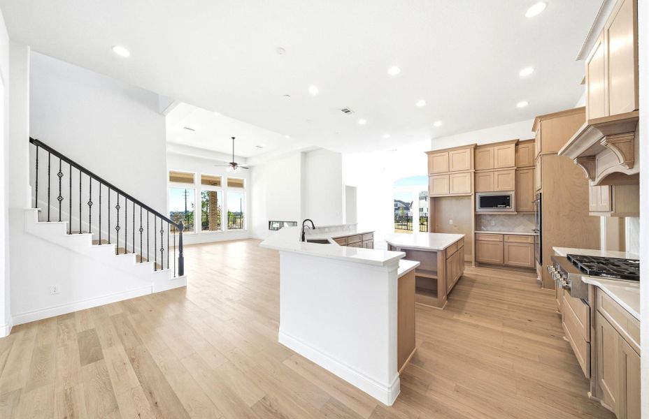 Furnished interior view inside a new home in , Cypress (Image 27).