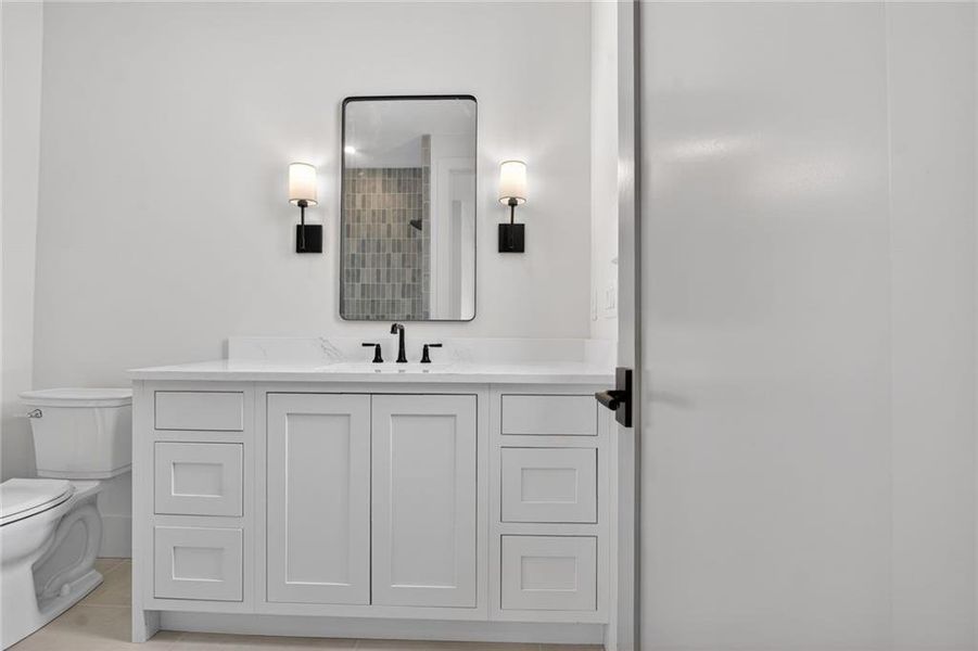 Furnished interior view inside a new home in , Roswell (Image 19).