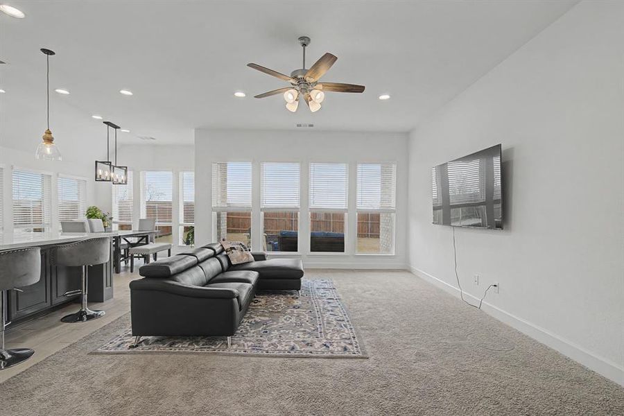 Furnished interior view inside a new home in North Sky, Celina (Image 10).