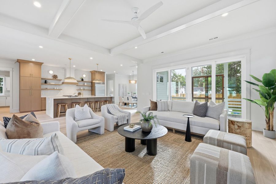 Furnished interior view inside a new home in , Mount Pleasant (Image 35).