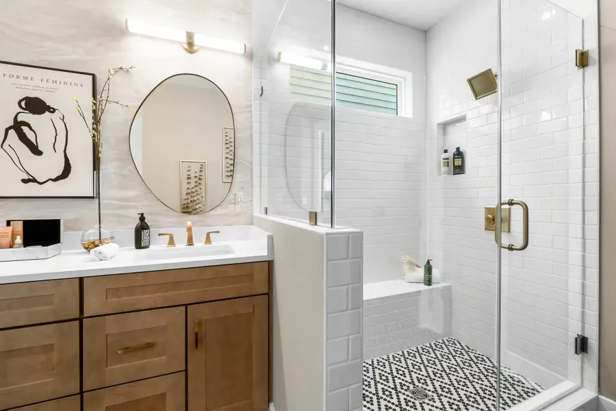 Representative furnished interior of a home built from the Wilmington by Fischer Homes in Easton Park, Dallas (Image 15).